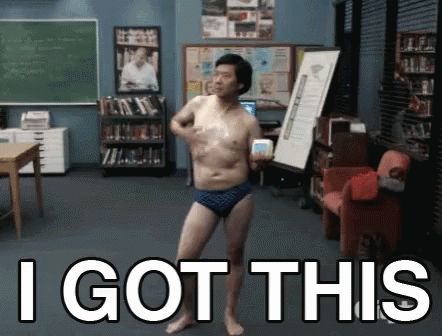 Shirtless Man In Underwear In Classroom I Got This GIF
