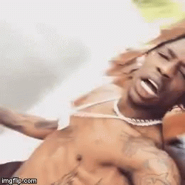 Shirtless Man Laying on Bed Mouth Open Eyes Closed