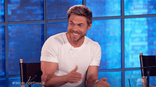 Shirtless Man Next To Woman TV Guide Magazine GIF