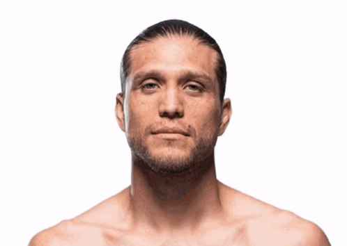 Shirtless Man Serious Look