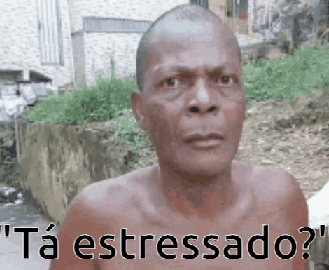 Shirtless Man Standing By River Ta Estressanto GIF