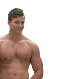 Shirtless Man Standing