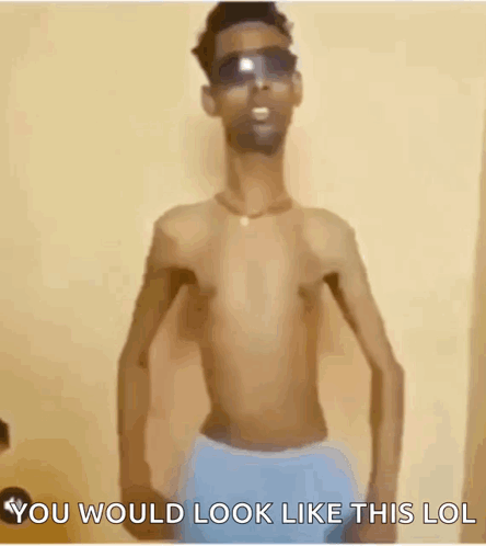 Shirtless Man Wearing Sunglasses