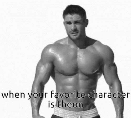 Shirtless Man When Your Favorite Character Is Theon