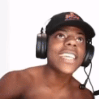 Shirtless Man With Headphones And Hat Making Funny Face GIF