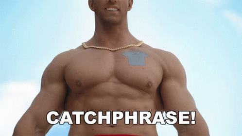 Shirtless Man With T-Shirt And Catchphrase GIF