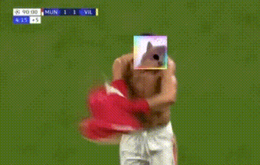Shirtless Soccer Player Dog Face