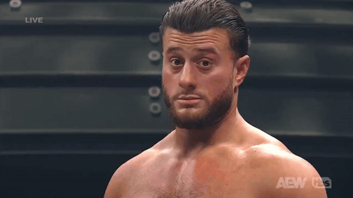 Shirtless Wrestler on AEW Live Show