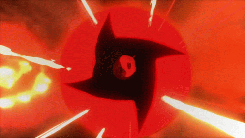Shisui Using Mangkeyou Sharingan Against Danzo GIF