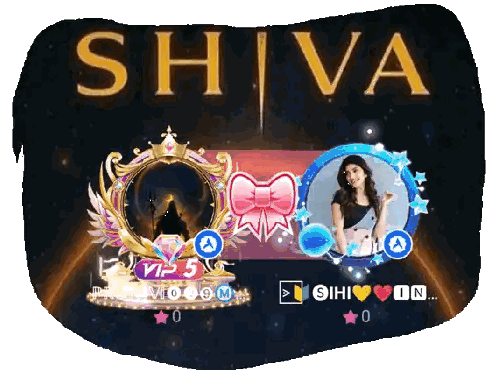 Shiva Logo With Woman Portrait