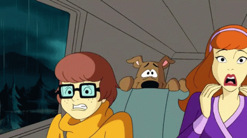 Shivering Dog Scooby Doo With The Gang GIF