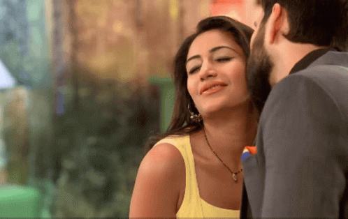 Shivika Kiss On Cheek GIF
