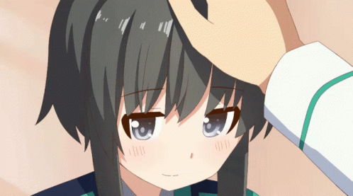 Shizuku Kitayama Head Pat GIF