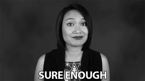 Sho Nuff Lady Black And White Sure Enough GIF