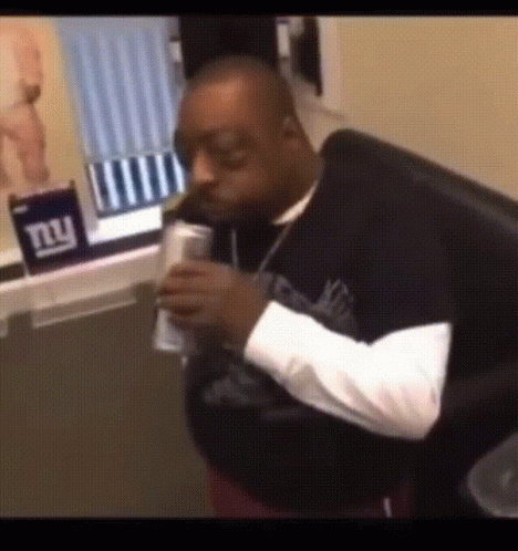 Shock Drinking Face Beetlejuice Meme GIF