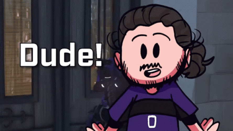 Shocked Animated Dude GIF