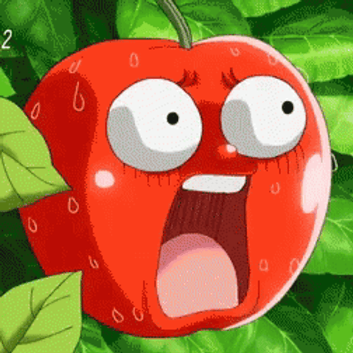 Shocked Apple Mouth Open GIF