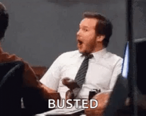 Shocked Chris Pratt Busted GIF