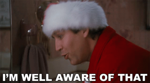 Shocked Clark Griswold Im Well Aware Of That GIF