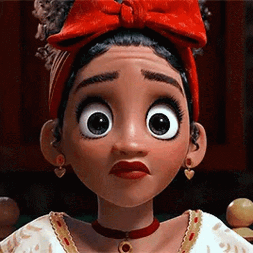 Shocked Dolores Encanto GIF