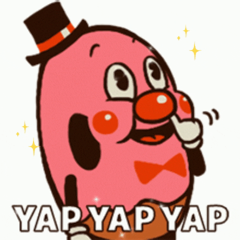 Shocked Donut Yap GIF