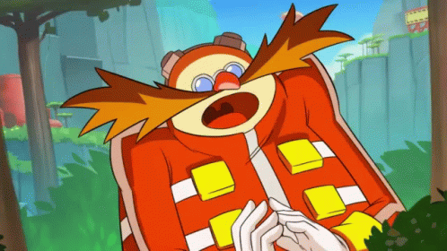 Shocked Eggman Open Mouth GIF