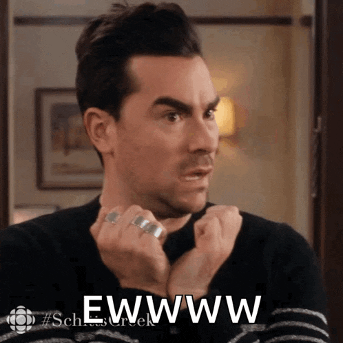 Shocked Eww David Rose Gif GIF