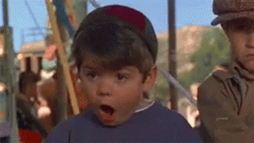 Shocked Face Little Rascals GIF