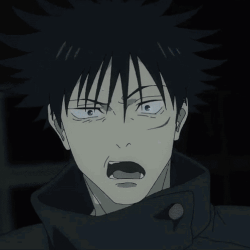 Shocked Gojo Turned Into Blue Emoji Meme GIF