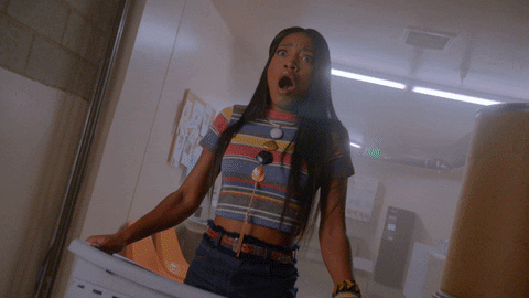 Shocked Keke Palmer Ahhh GIF