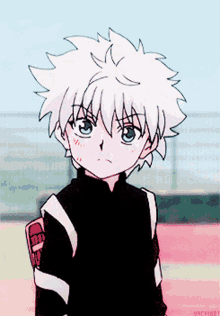 Shocked Killua Zoldyck Getting Shy GIF