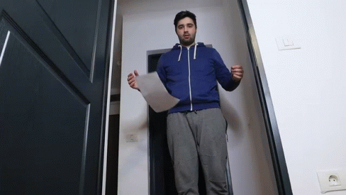 Shocked Man Pass Out GIF