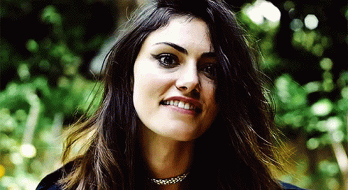 Shocked Phoebe Tonkin GIF