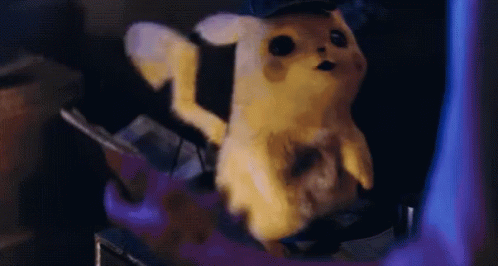Shocked Pikachu Live Action GIF
