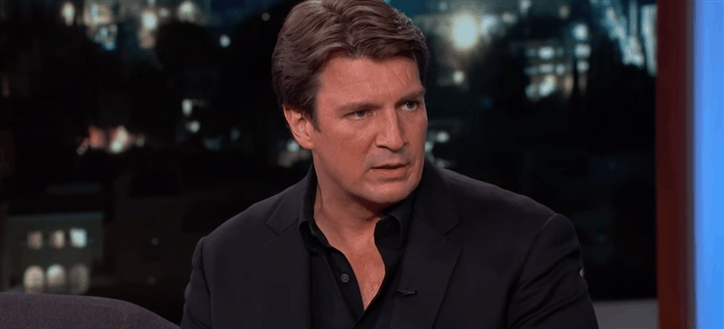 Shocked Reaction Nathan Fillion GIF