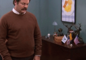 Shocked Ron Swanson What The Hell GIF
