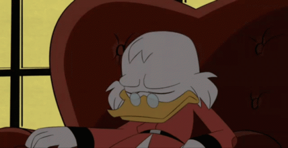 Shocked Scrooge Mcduck GIF