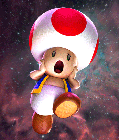 Shocked Toad Animated Background GIF