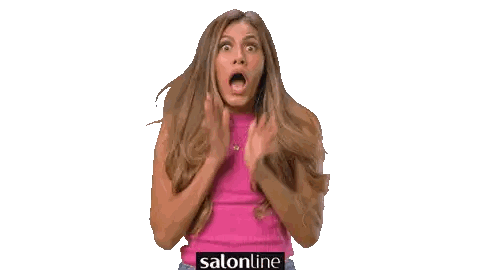 Shocked Woman in Pink Top SalonLine