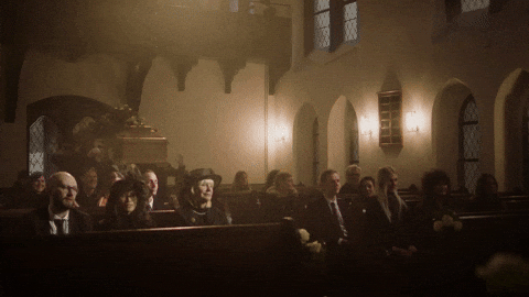 Shocking Coffin Dance Inside Church GIF