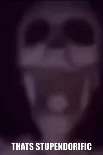 Shocking Skeleton On Fan Meme GIF