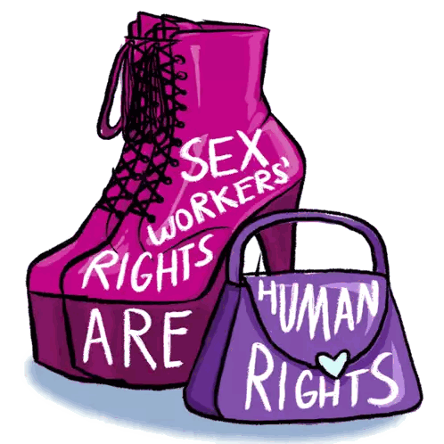 Shoes and Purse Saying Human Rights