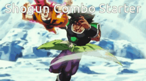 Shogun Combo Starter Broly Vs Goku GIF