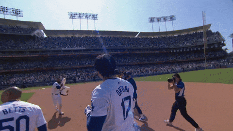 Shohei Ohtani Getting Wet GIF
