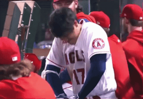 Shohei Ohtani Reviving Baseball Bat GIF