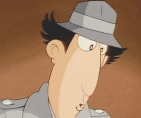 Shook Inspector Gadget Moments GIF