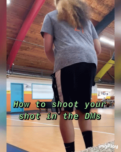 Shoot Your Shot In The Dms GIF