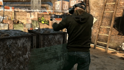 Shooter Guy Hiding GIF