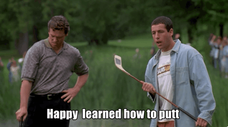 Shooter Mcgavin Learned How To Putt GIF