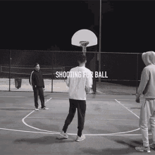 Shooting Ball Ring Playing Basketball Game GIF